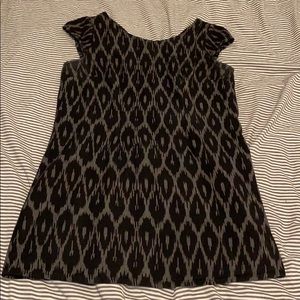 Ikat printed dress